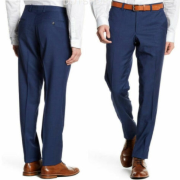 Ted Baker London Jarrett Trim Fit Wool Pants NWOT - Picture 4 of 13